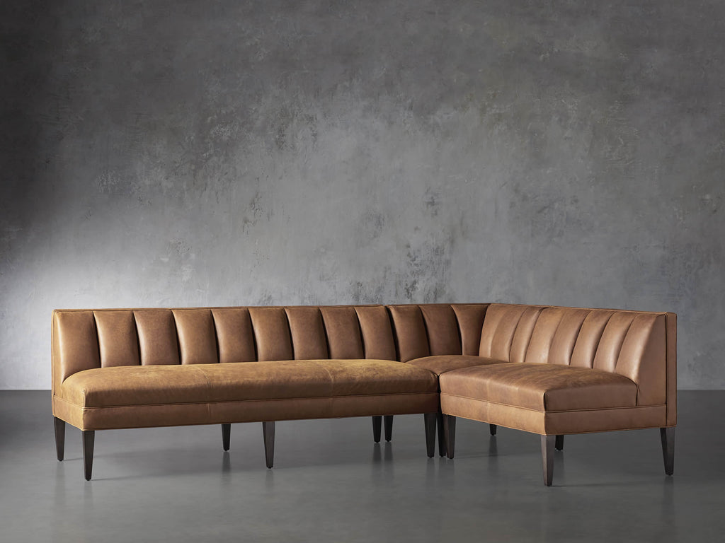 Gates Leather Banquette