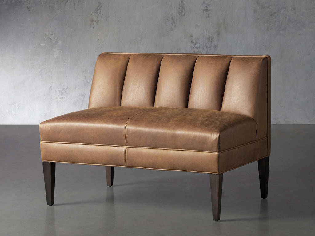 Gates Leather Bench