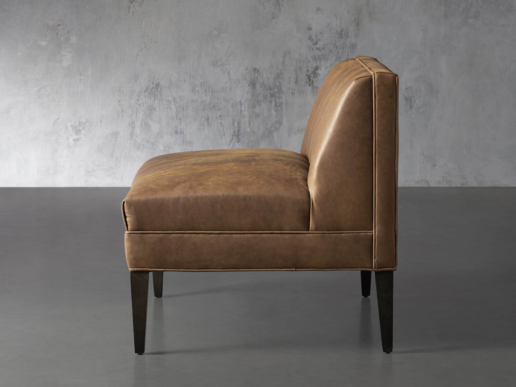 Gates Leather Bench