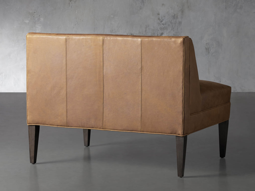 Gates Leather Bench