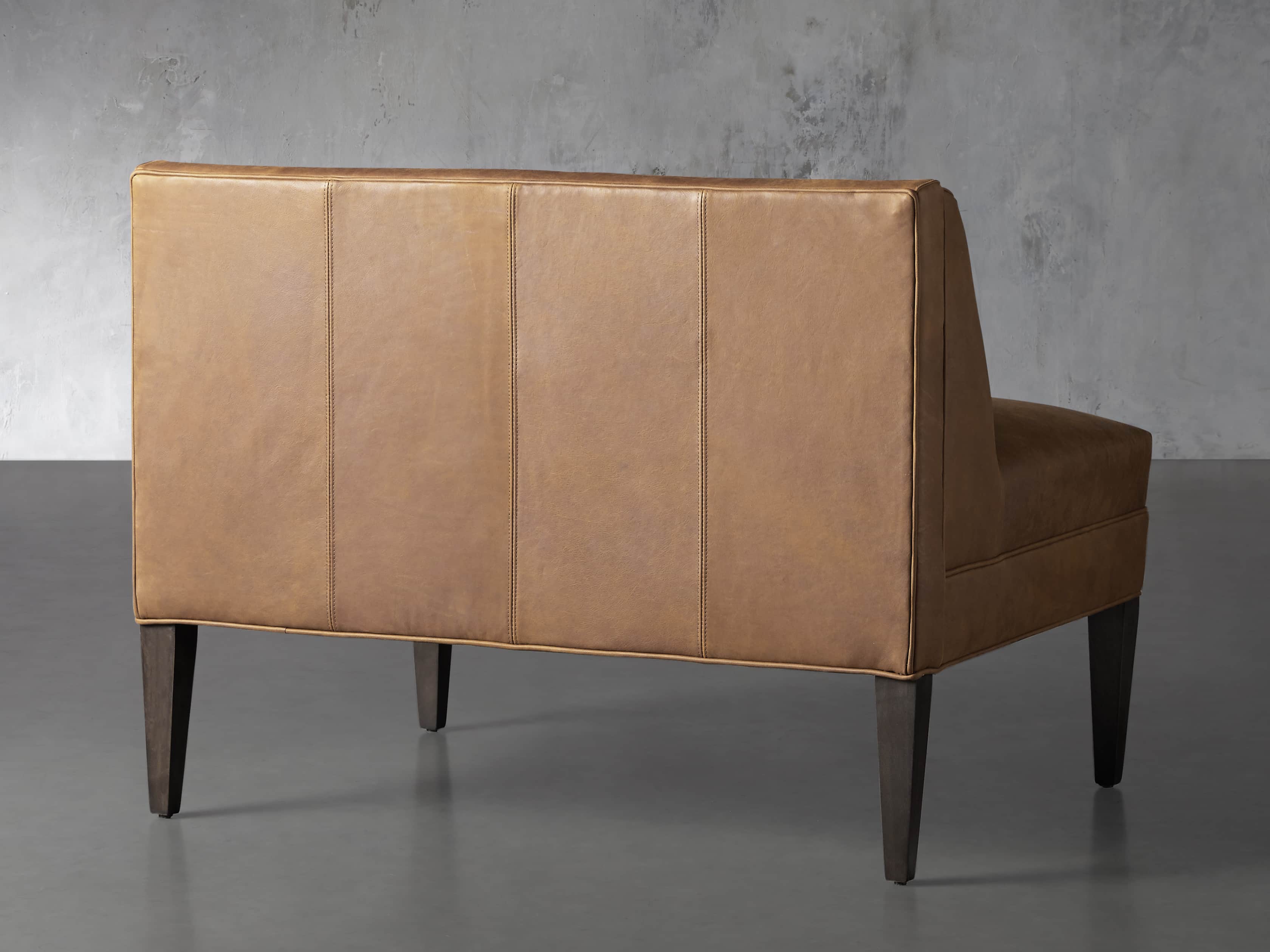 Gates Leather Bench