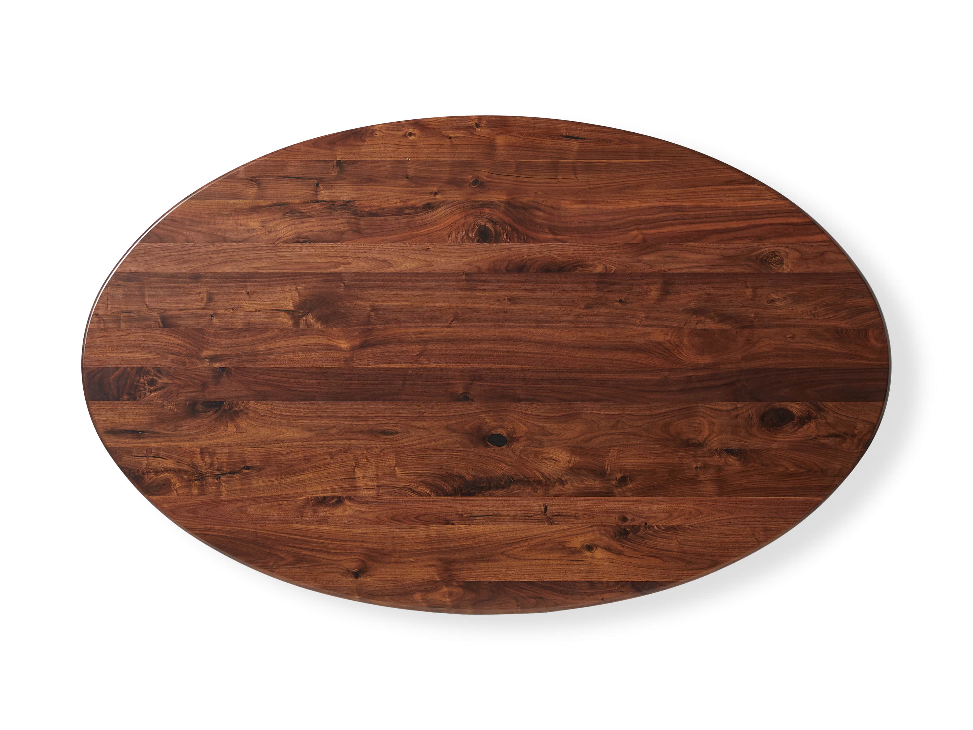 Jacob Oval Dining Table with Vertex Base