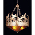 Meyda Tiffany 3 Light 24" Wide Pendant with Handmade Shade