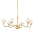 St. Lawrence 6-Light Chandelier in Aged Brass 48.5L x 48.5W x 19.75H