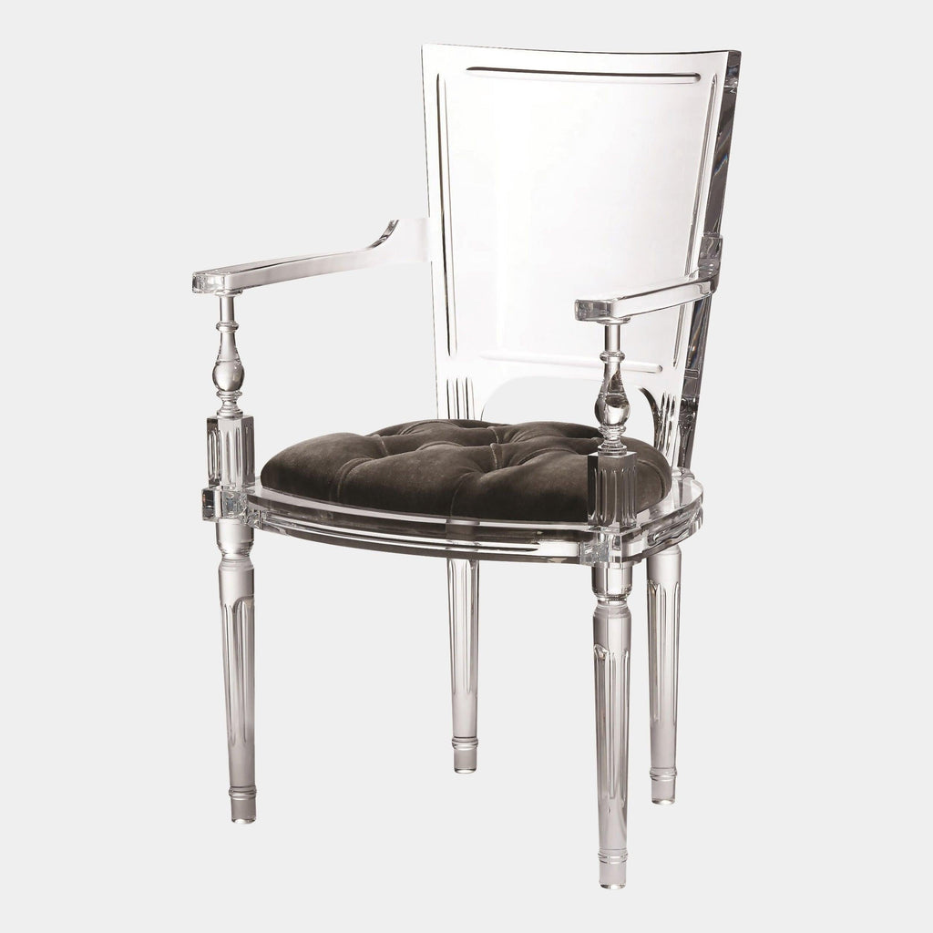 Global Views Marilyn Acrylic Arm Chair
