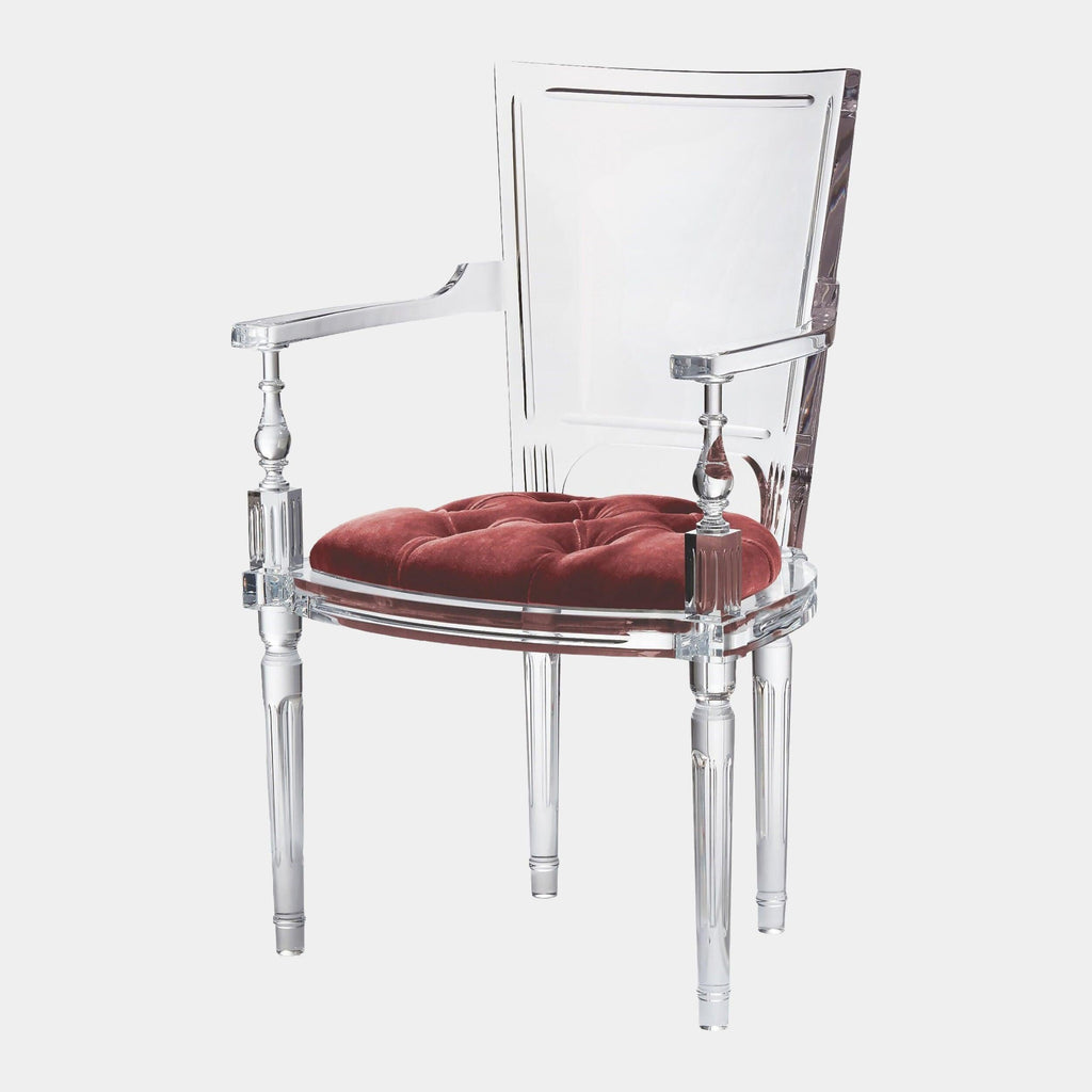 Global Views Marilyn Acrylic Arm Chair