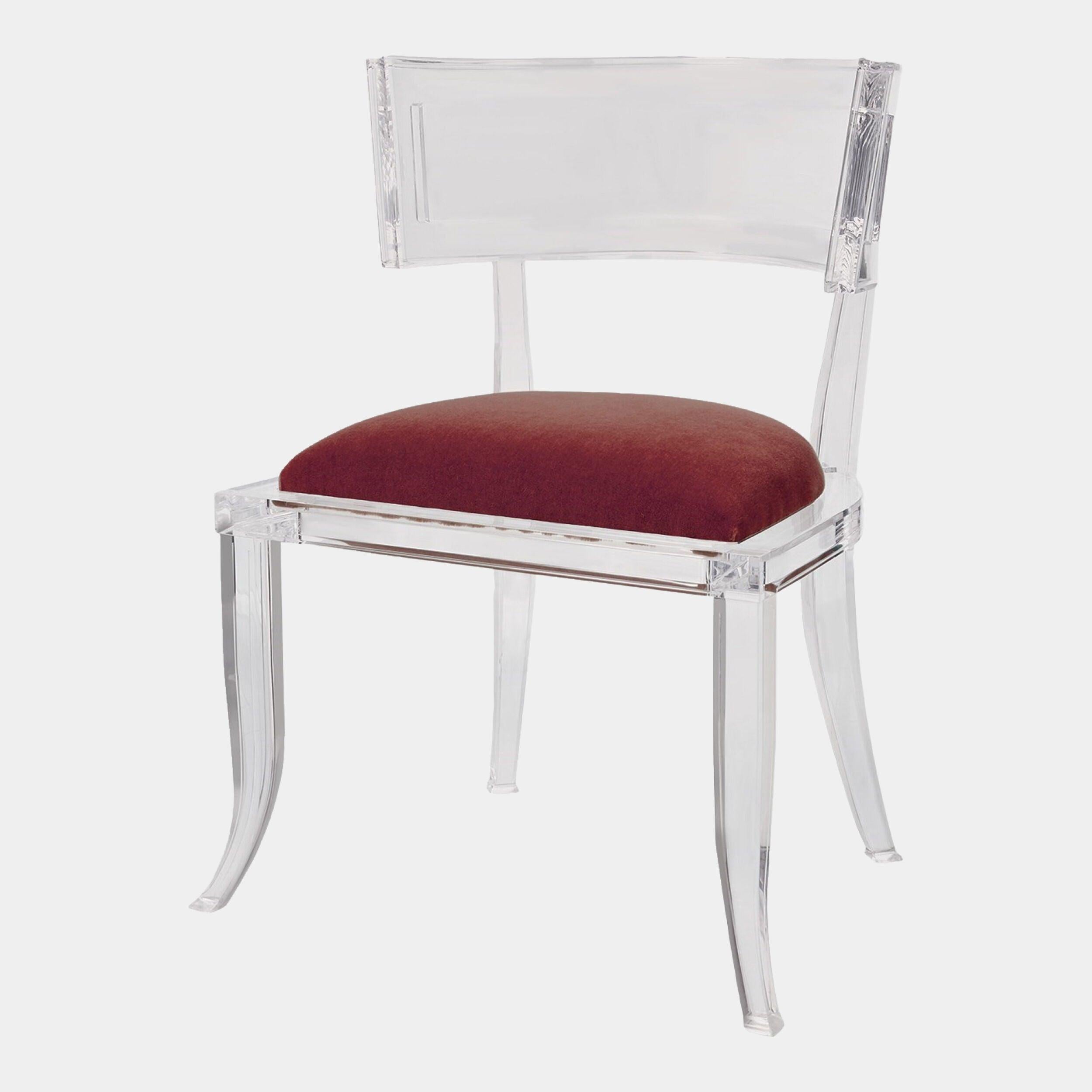 Global Views Klismos Acrylic Chair