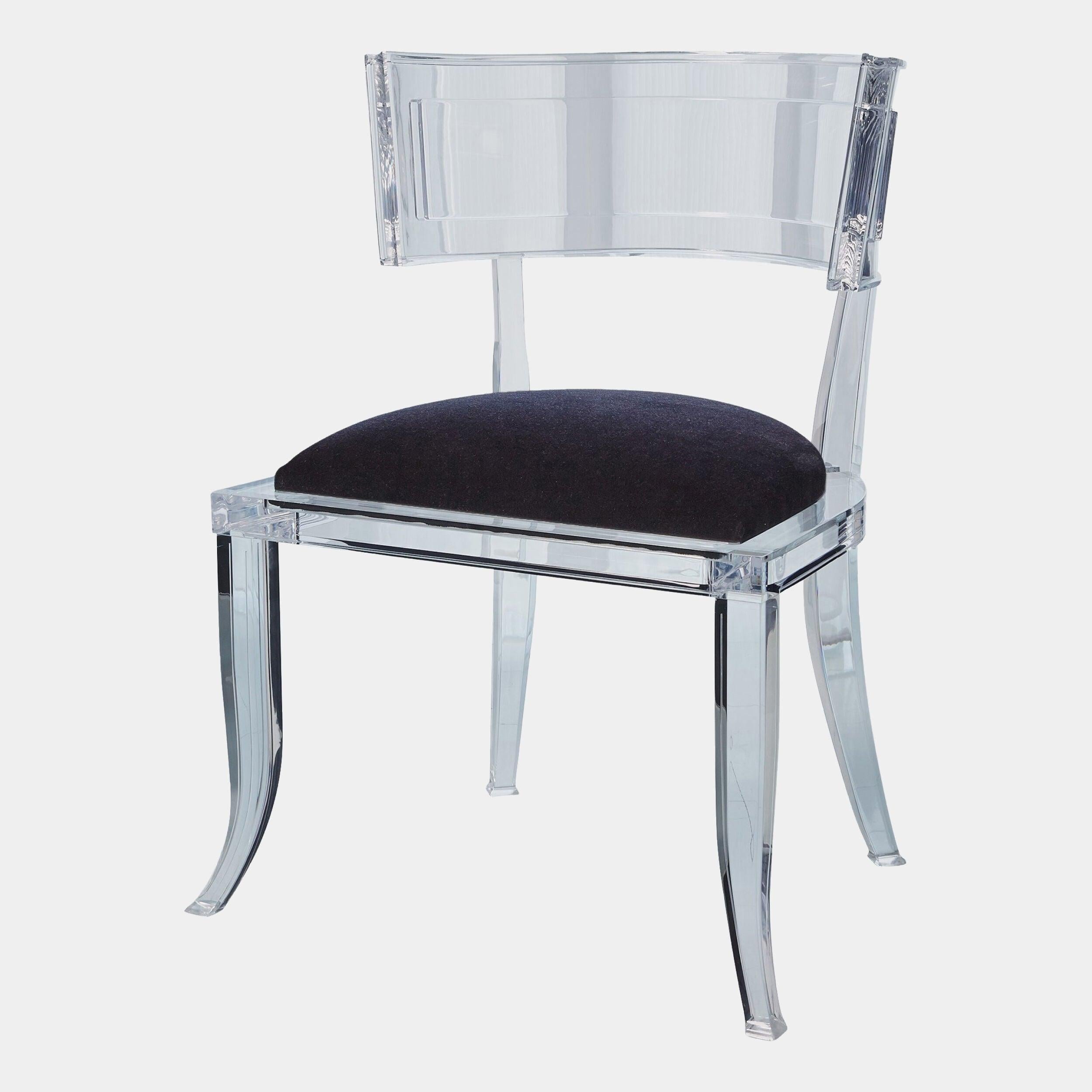 Global Views Klismos Acrylic Chair