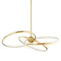 Alula 3-Light Chandelier in Vintage Brass 42L x 42W x 9.25H