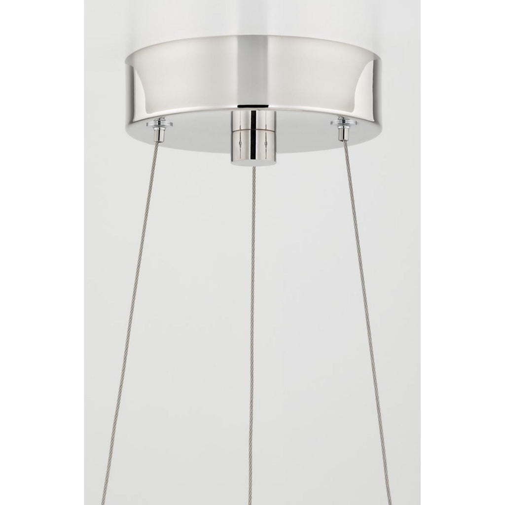 Eastport 1-Light Chandelier in Aged Brass 36L x 36W x 1.75H