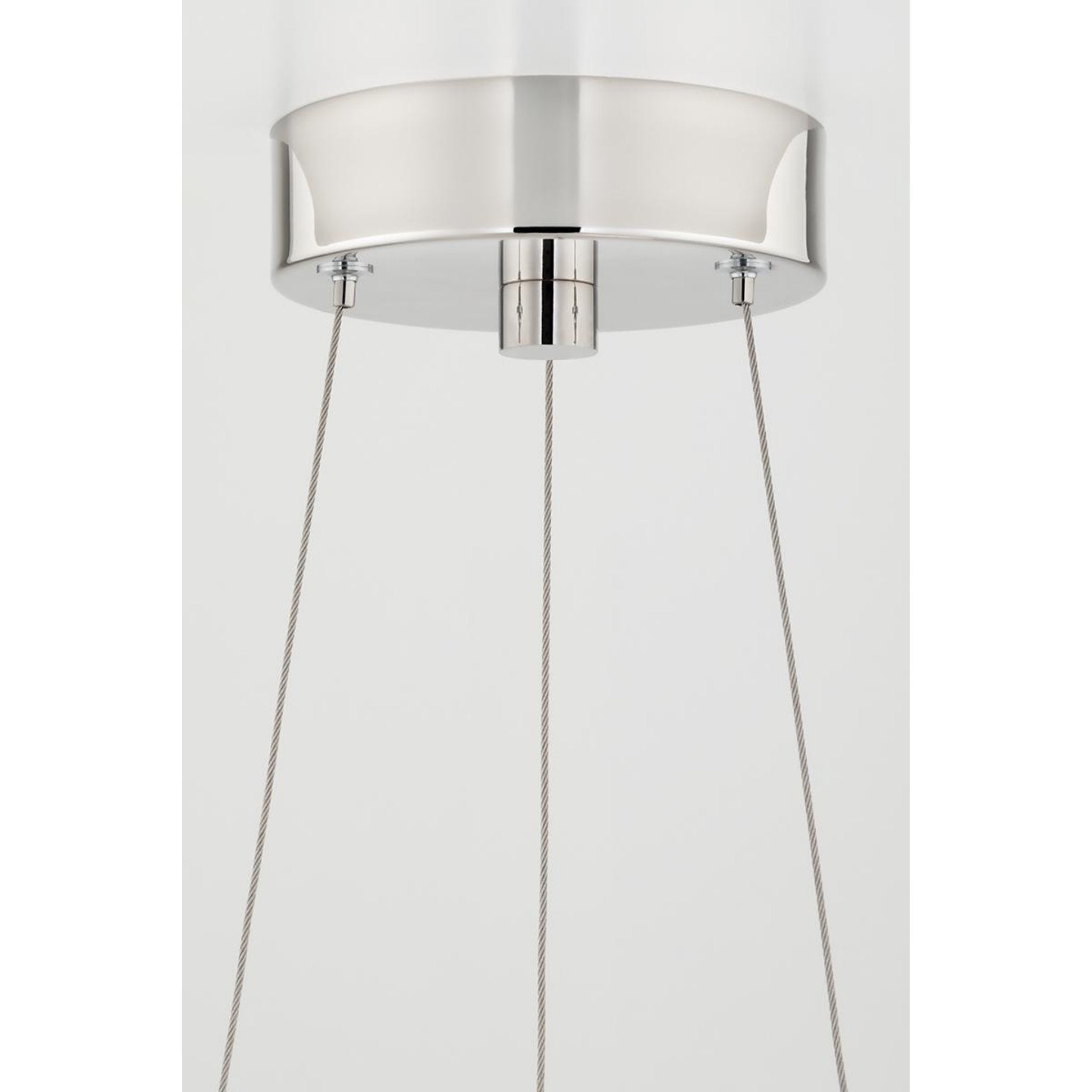 Eastport 1-Light Chandelier in Polished Nickel 36L x 36W x 1.75H