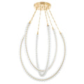 Celeste 3-Light Chandelier in Vintage Brass 48.25L x 48.25W x 43.25H