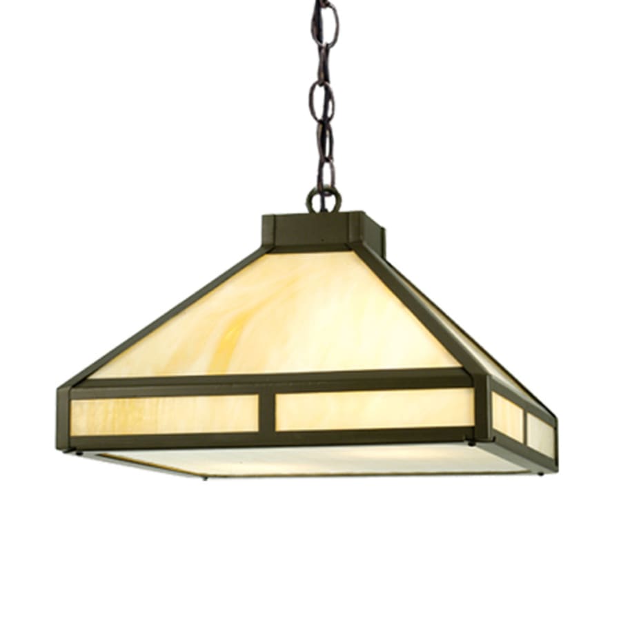 Meyda Tiffany 2 Light 18" Wide Pendant with Handmade Shade