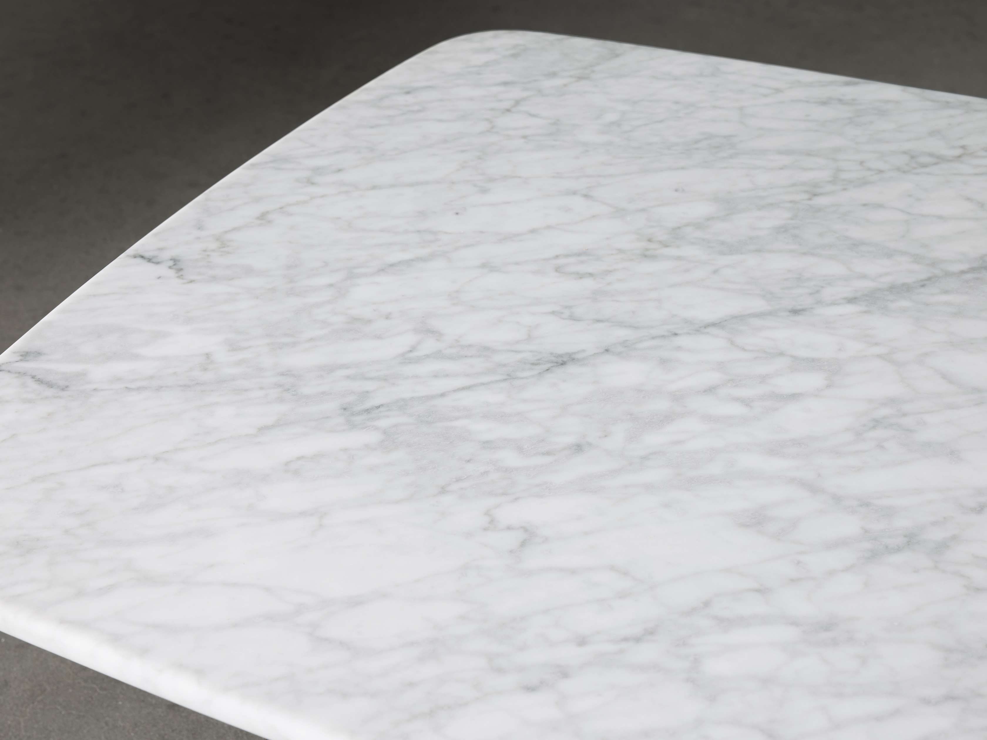 Saint Germain Coffee Table with Metal Dauphine Base