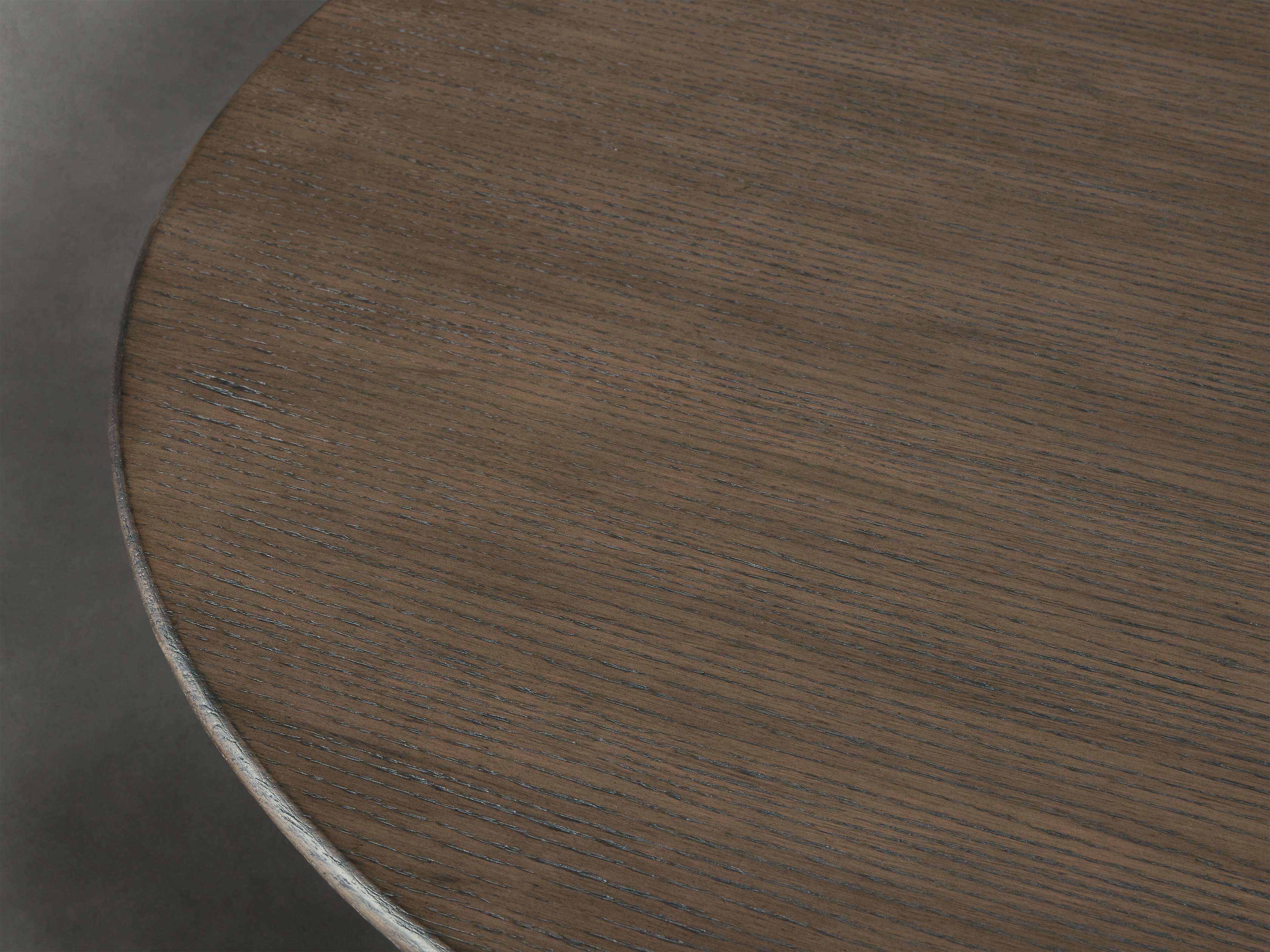 Saint Germain Round Wood Coffee Table with Dauphine Base
