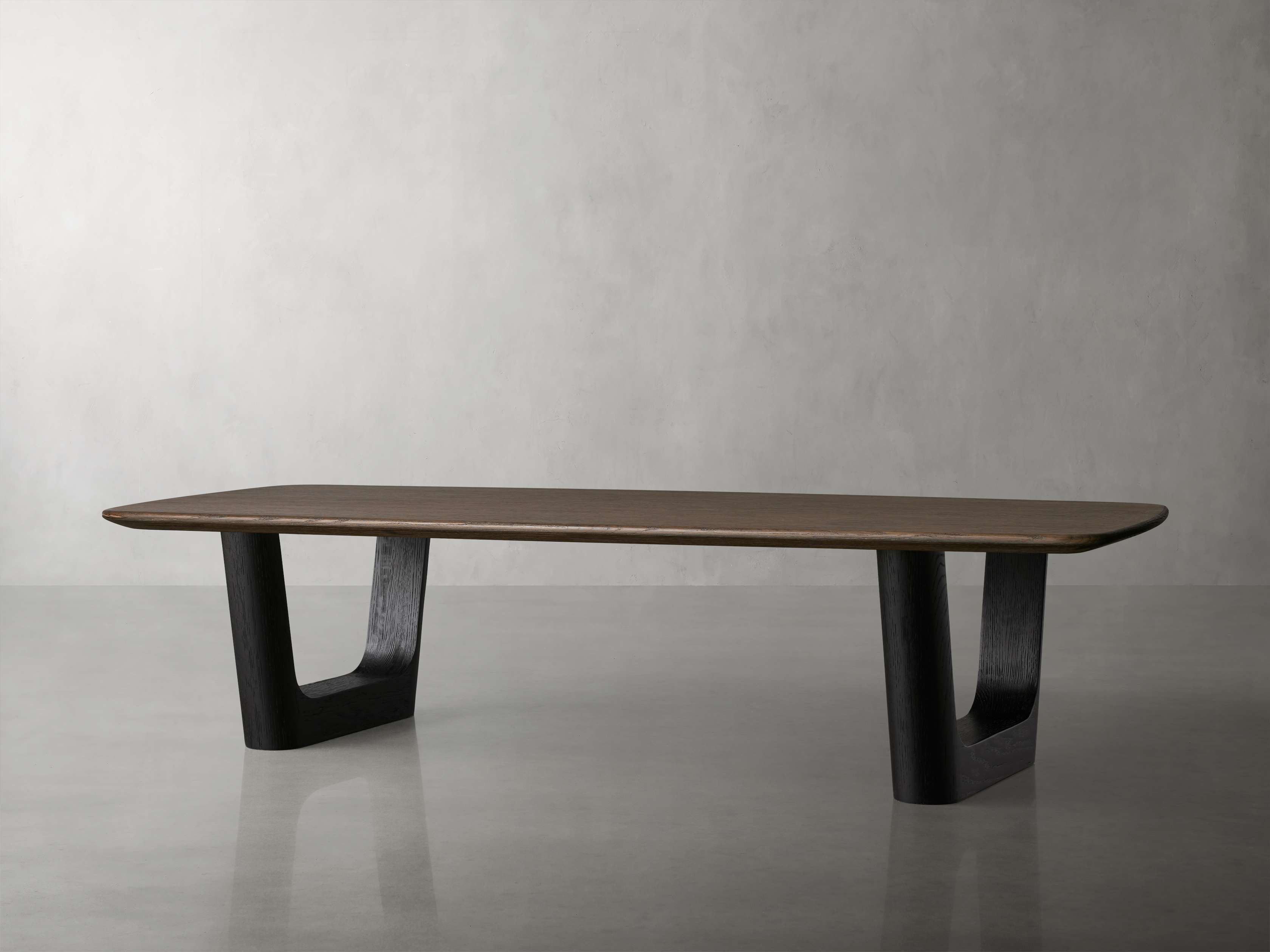 Saint Germain 72" Wood Coffee Table with Rennes Base