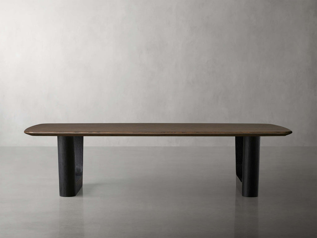 Saint Germain 72" Wood Coffee Table with Rennes Base
