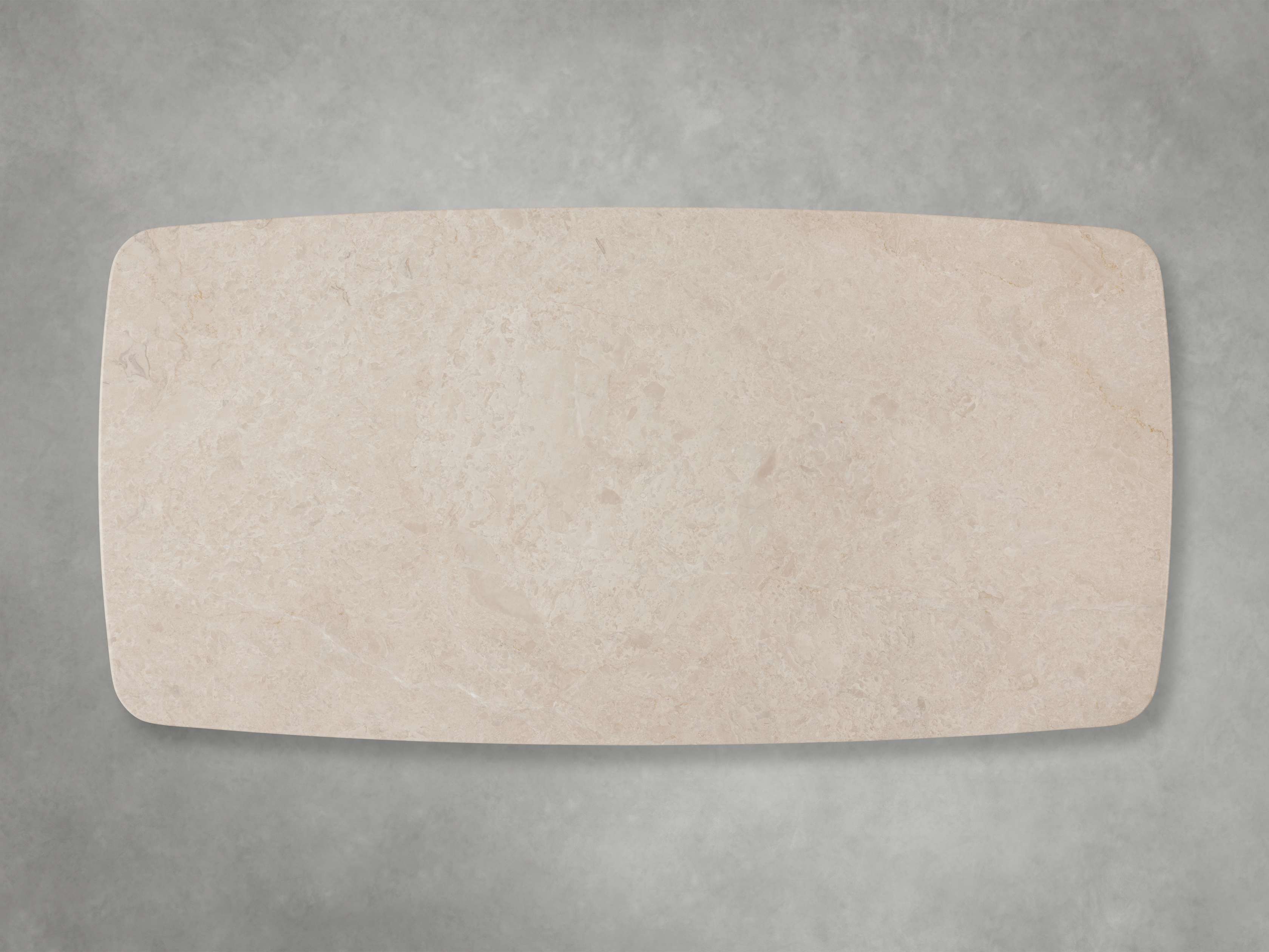 Saint Germain Stone Coffee Table with Dauphine Base