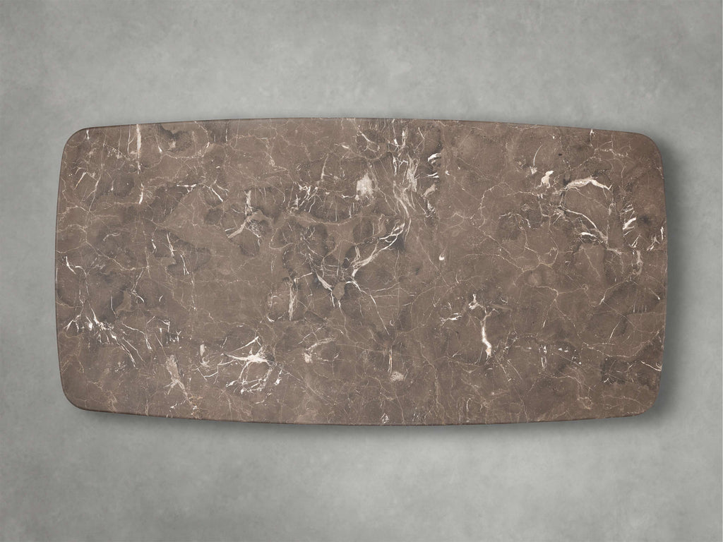 Saint Germain Stone Coffee Table with Dauphine Base