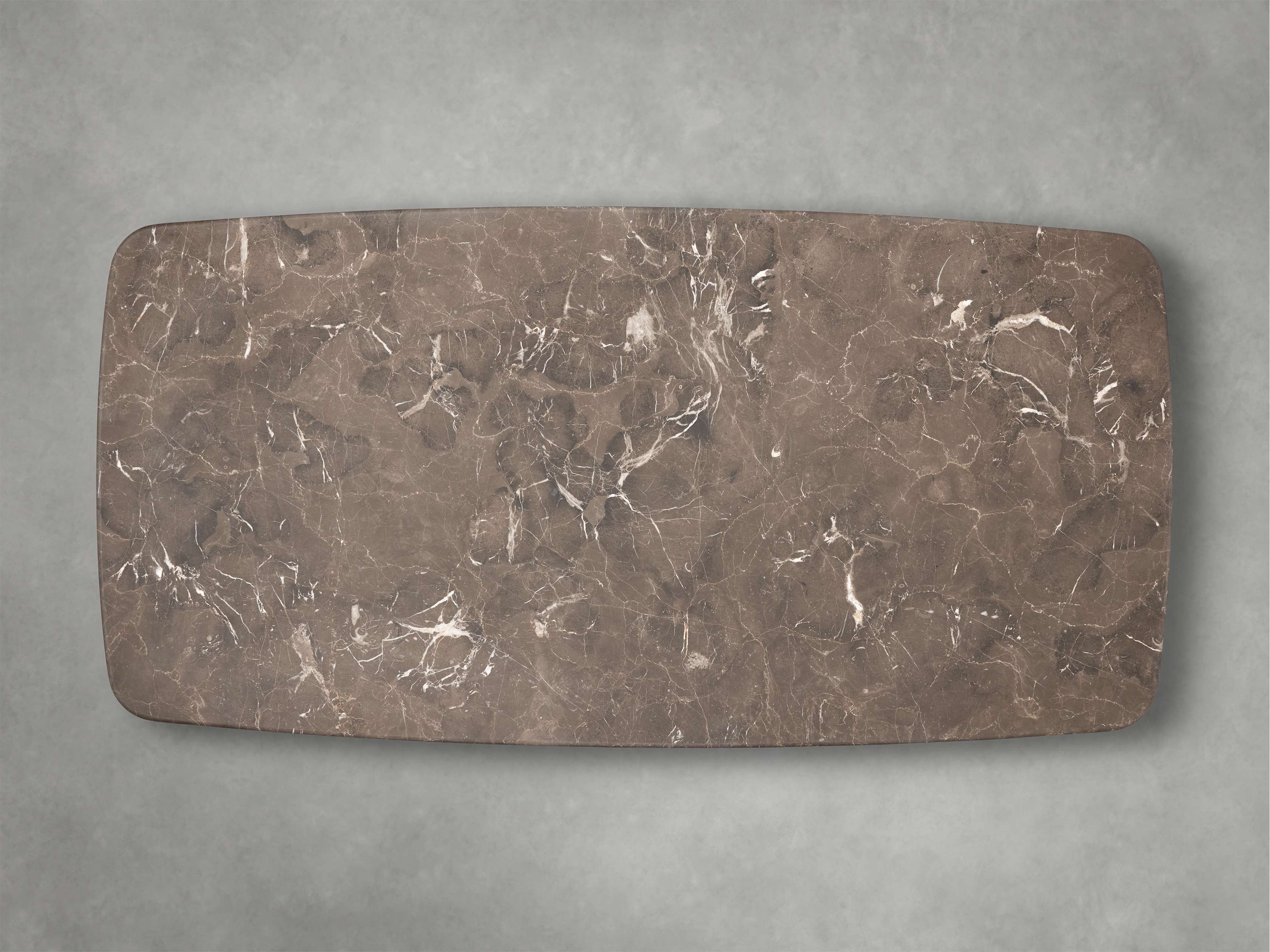 Saint Germain Stone Coffee Table with Dauphine Base