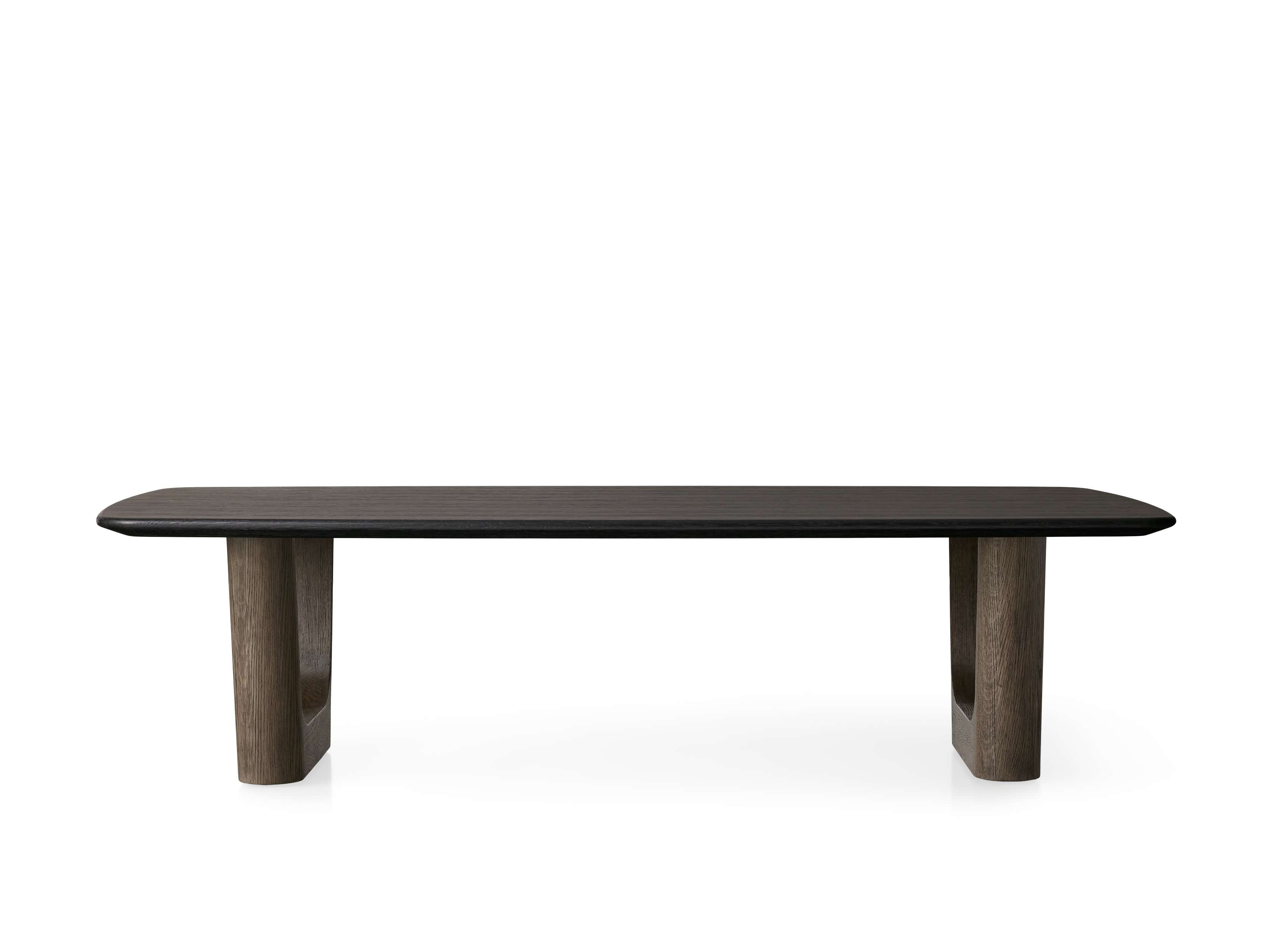 Saint Germain Wood Coffee Table with Rennes Base