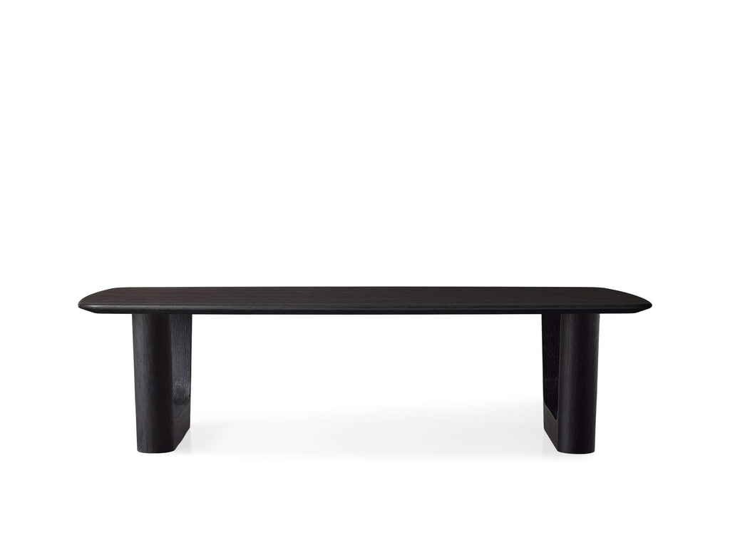 Saint Germain Wood Coffee Table with Rennes Base