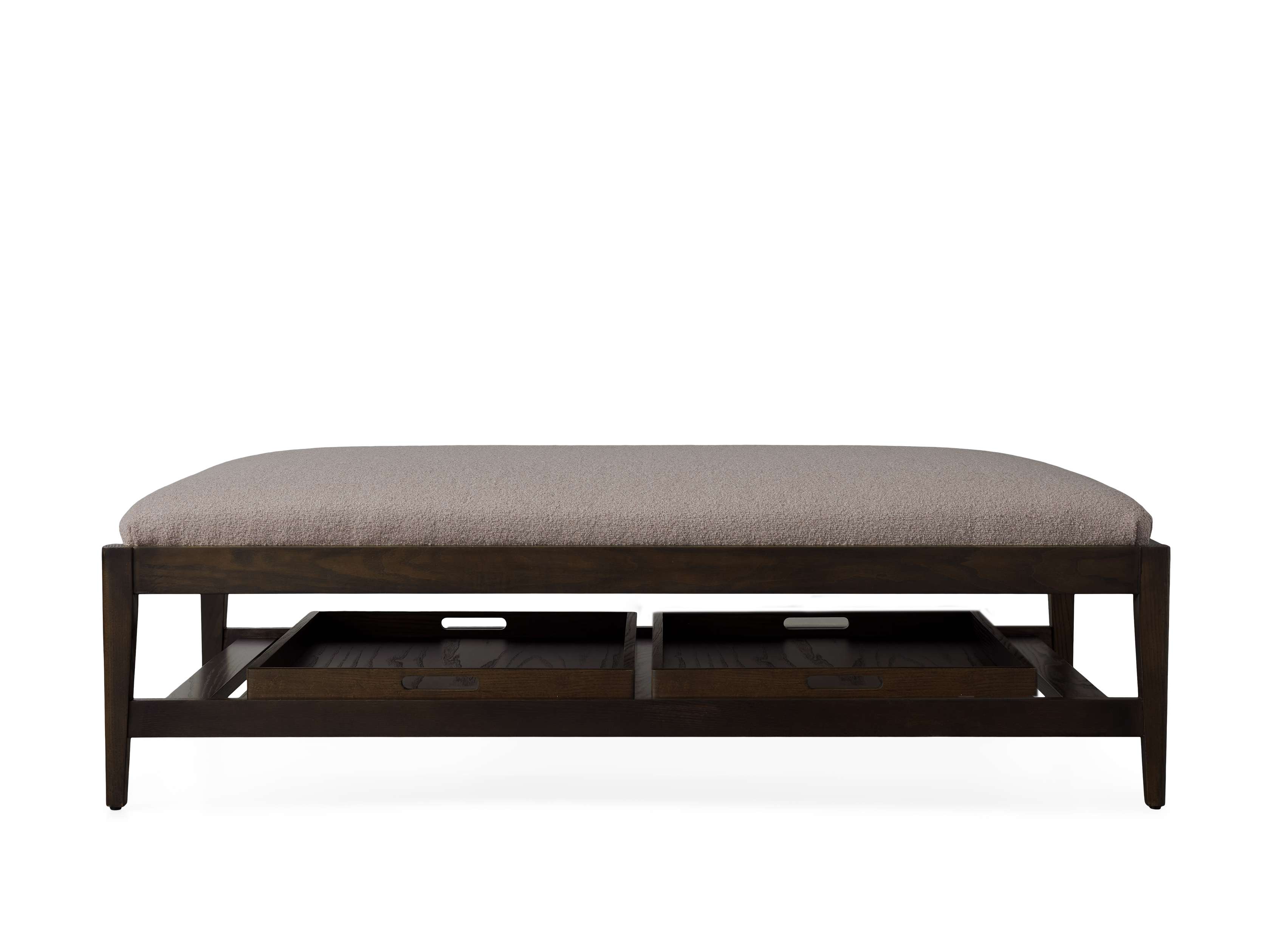 Kent Ottoman with Trays