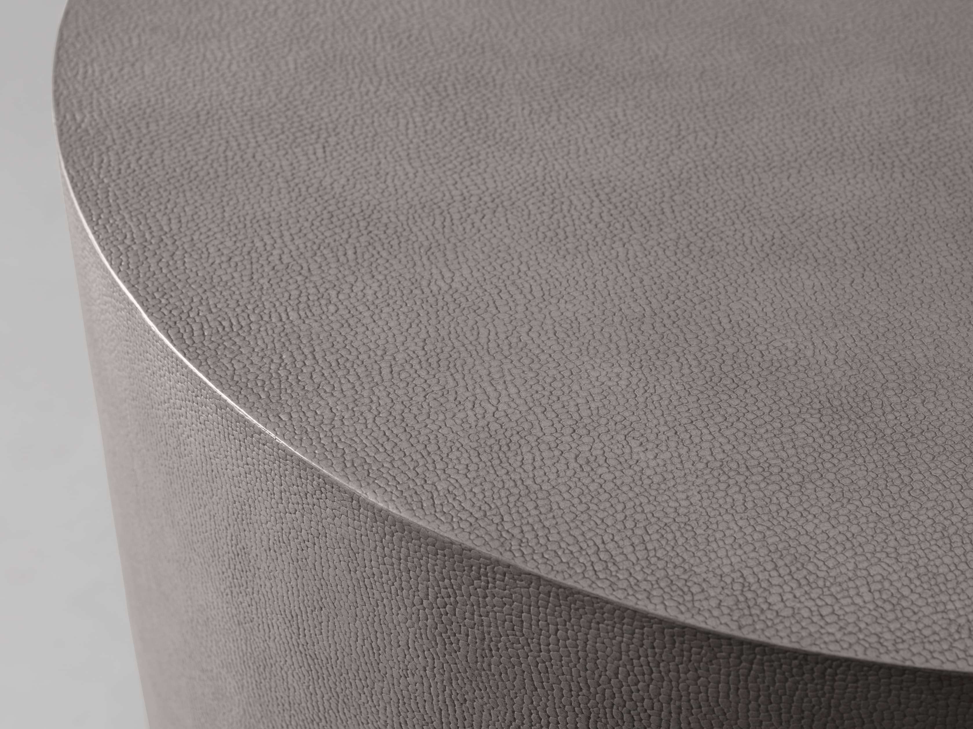 Malone Round Plinth End Table