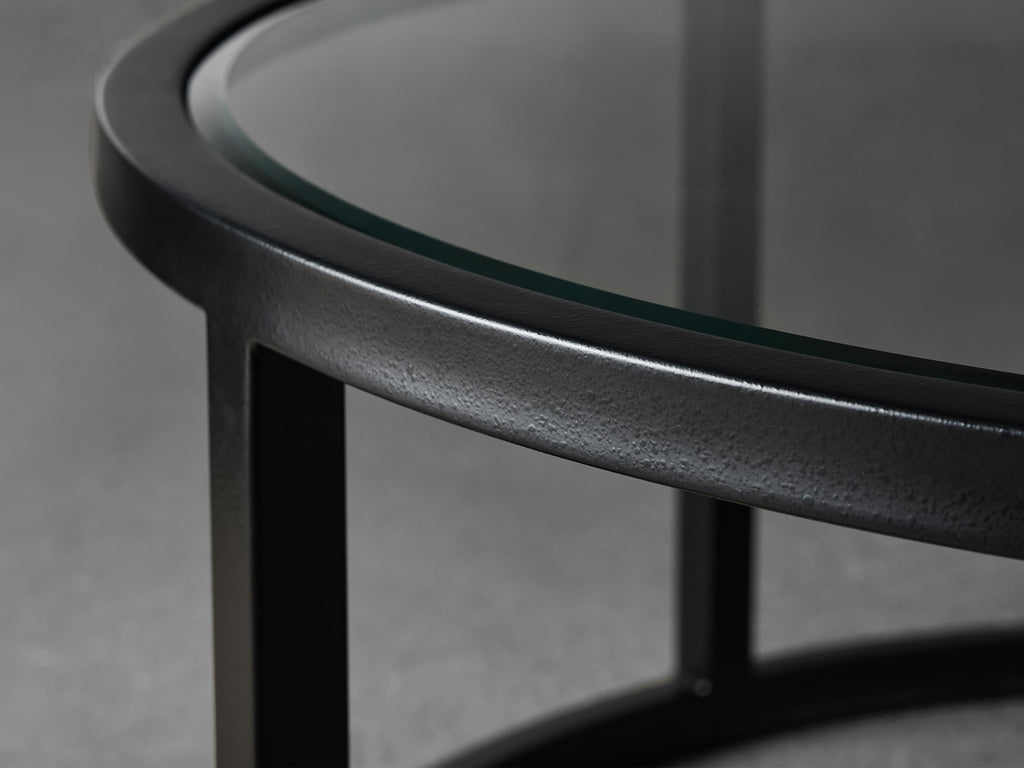 Palmer Round Glass Coffee Table