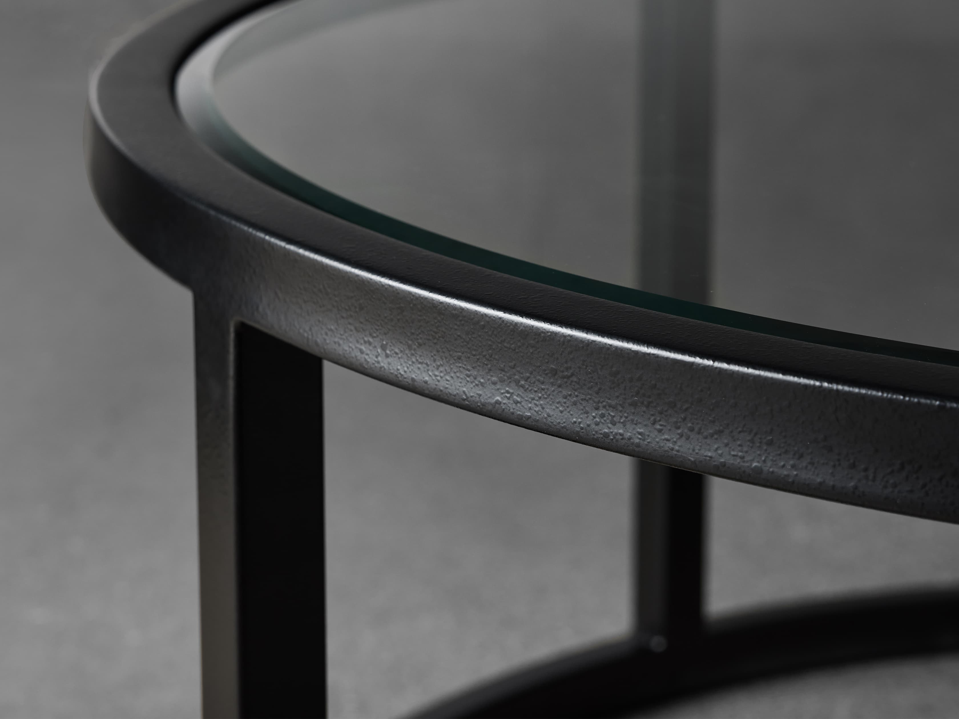 Palmer Round Glass Coffee Table