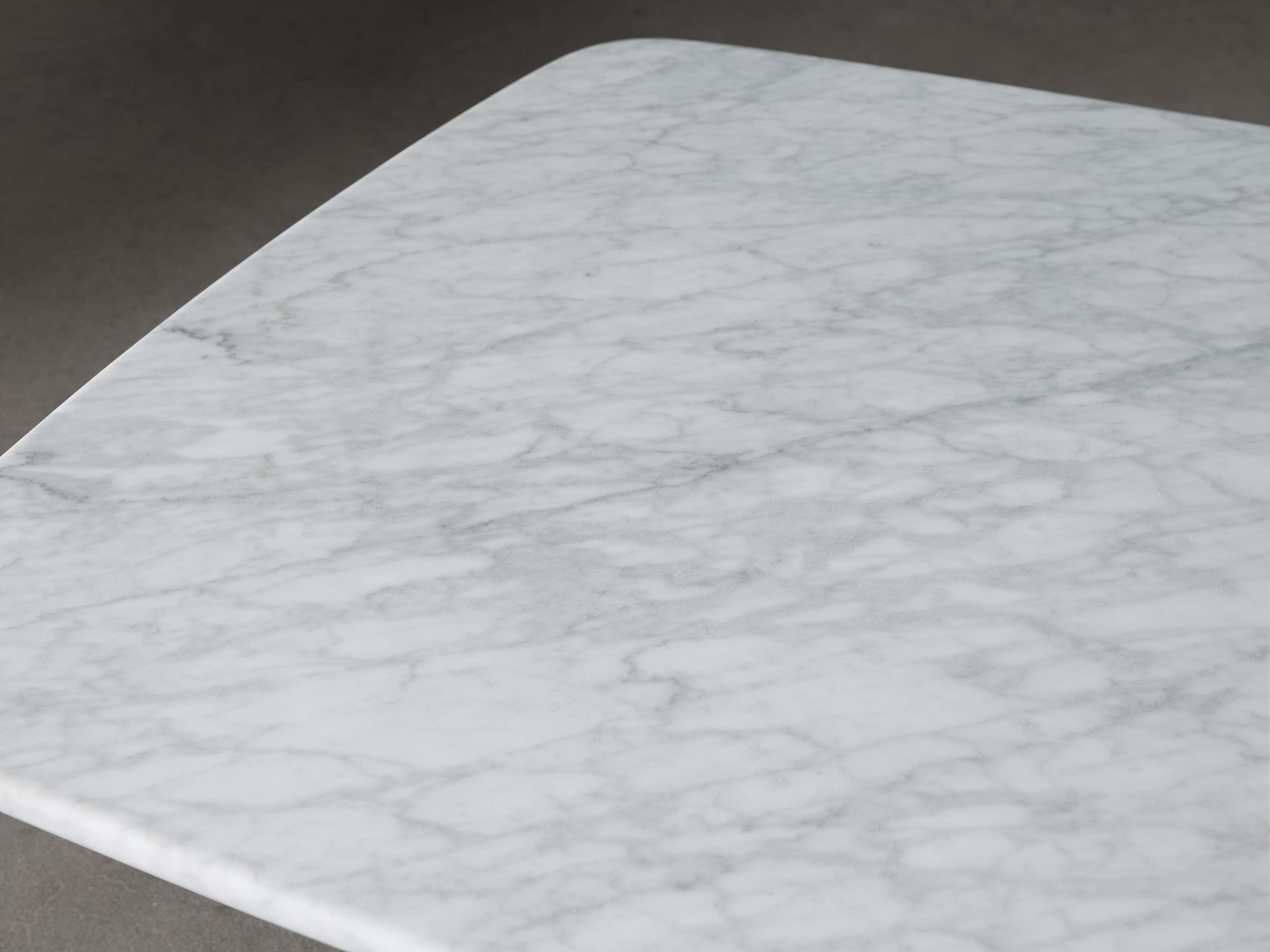Saint Germain 72" Coffee Table with Rennes Base and Carrara Top