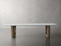 Saint Germain Stone Coffee Table with Rennes Base
