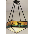 Meyda Tiffany 3 Light 16-1/2" Wide Pendant with Handmade Shade