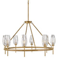 Hinkley Lighting Ana 8 Light 36" Wide Faceted Crystal Chandelier