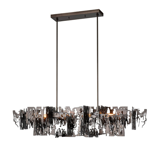 Brutus Pendant 4-Light in Dark Smoke
