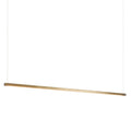Ingot LED Pendant LED in Modern Brass