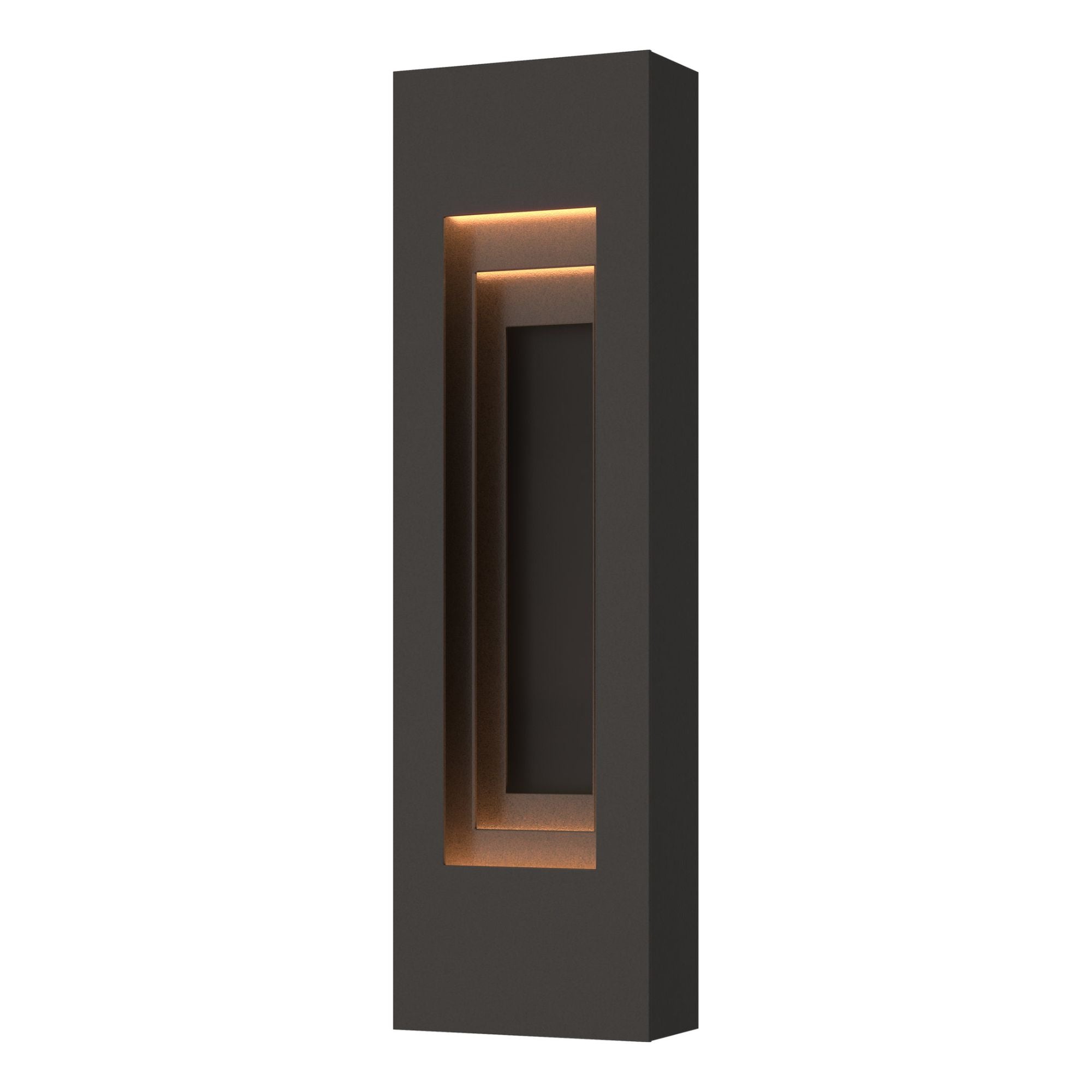 Procession Small Outdoor Sconce 2-Light Coastal Black Accent in Coastal Oil Rubbed Bronze