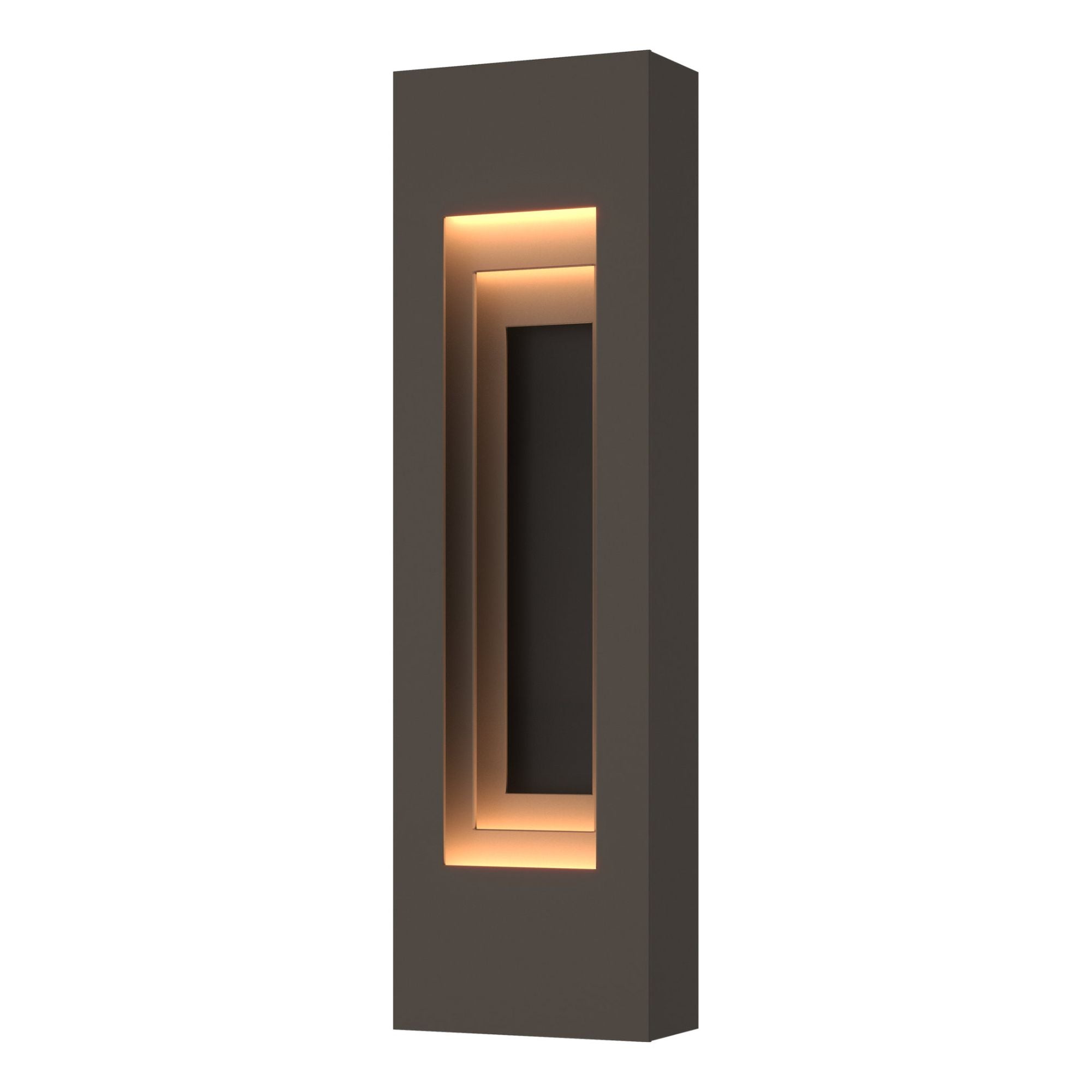 Procession Small Outdoor Sconce 2-Light Coastal Black Accent in Coastal Dark Smoke