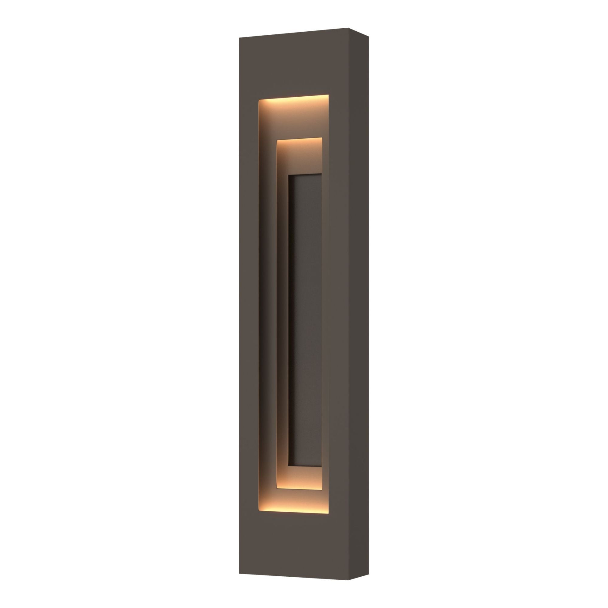 Procession Large Outdoor Sconce 2-Light Coastal Oil Rubbed Bronze Accent in Coastal Dark Smoke