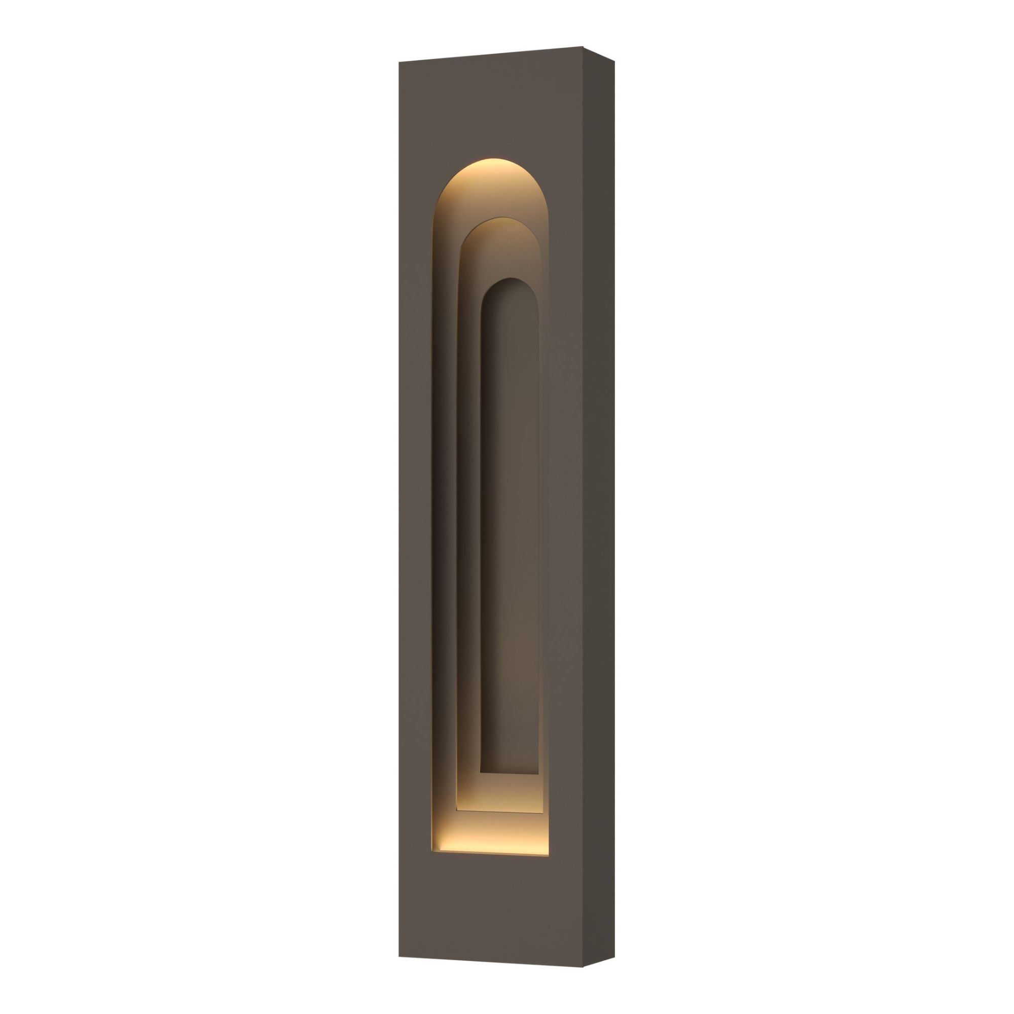 Procession Arch Large Outdoor Sconce 2-Light Coastal Dark Smoke Accent in Coastal Dark Smoke
