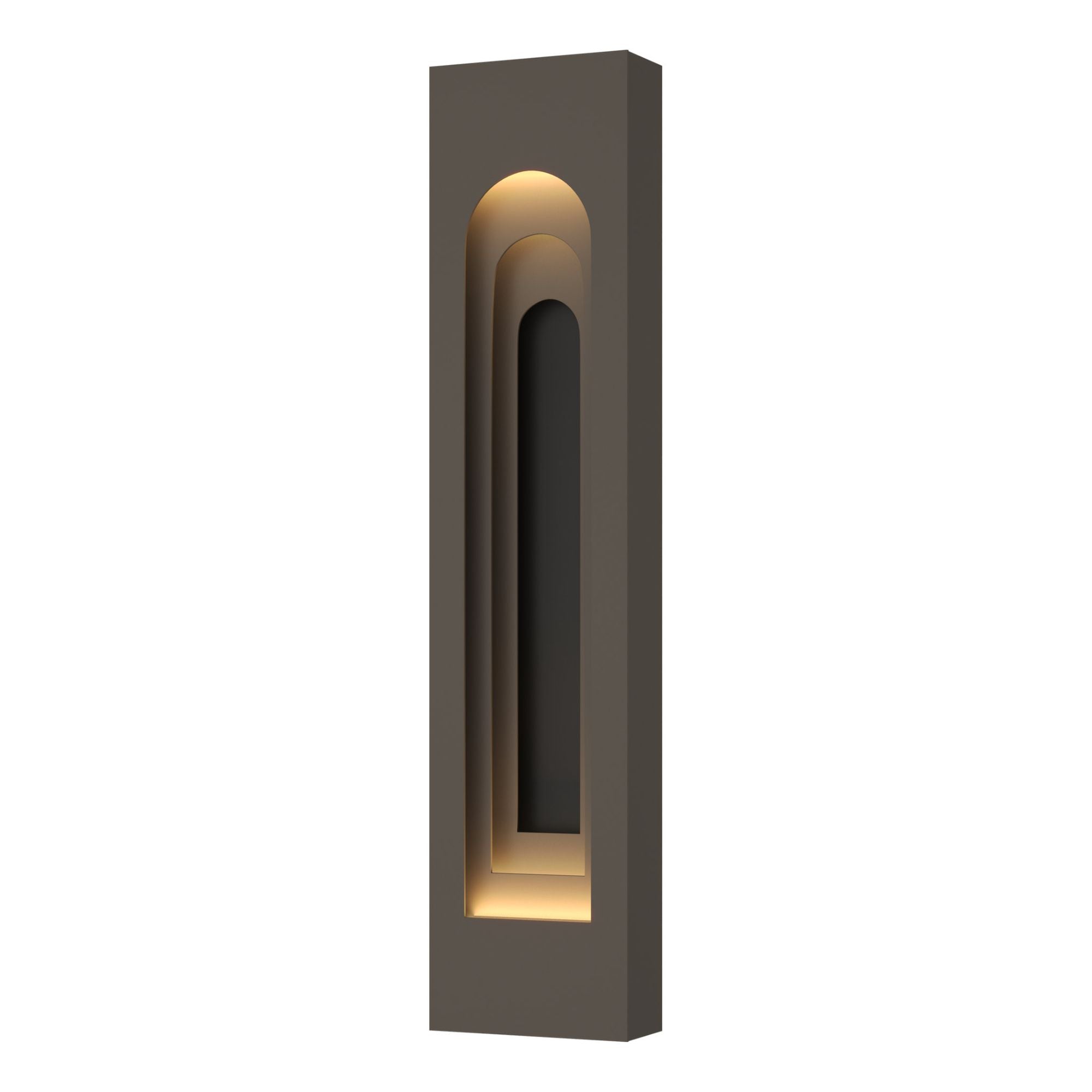 Procession Arch Large Outdoor Sconce 2-Light Coastal Black Accent in Coastal Dark Smoke