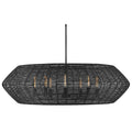 Hinkley Lighting Luca 8 Light 60" Wide Lisa McDennon Drum Chandelier with Woven Shade