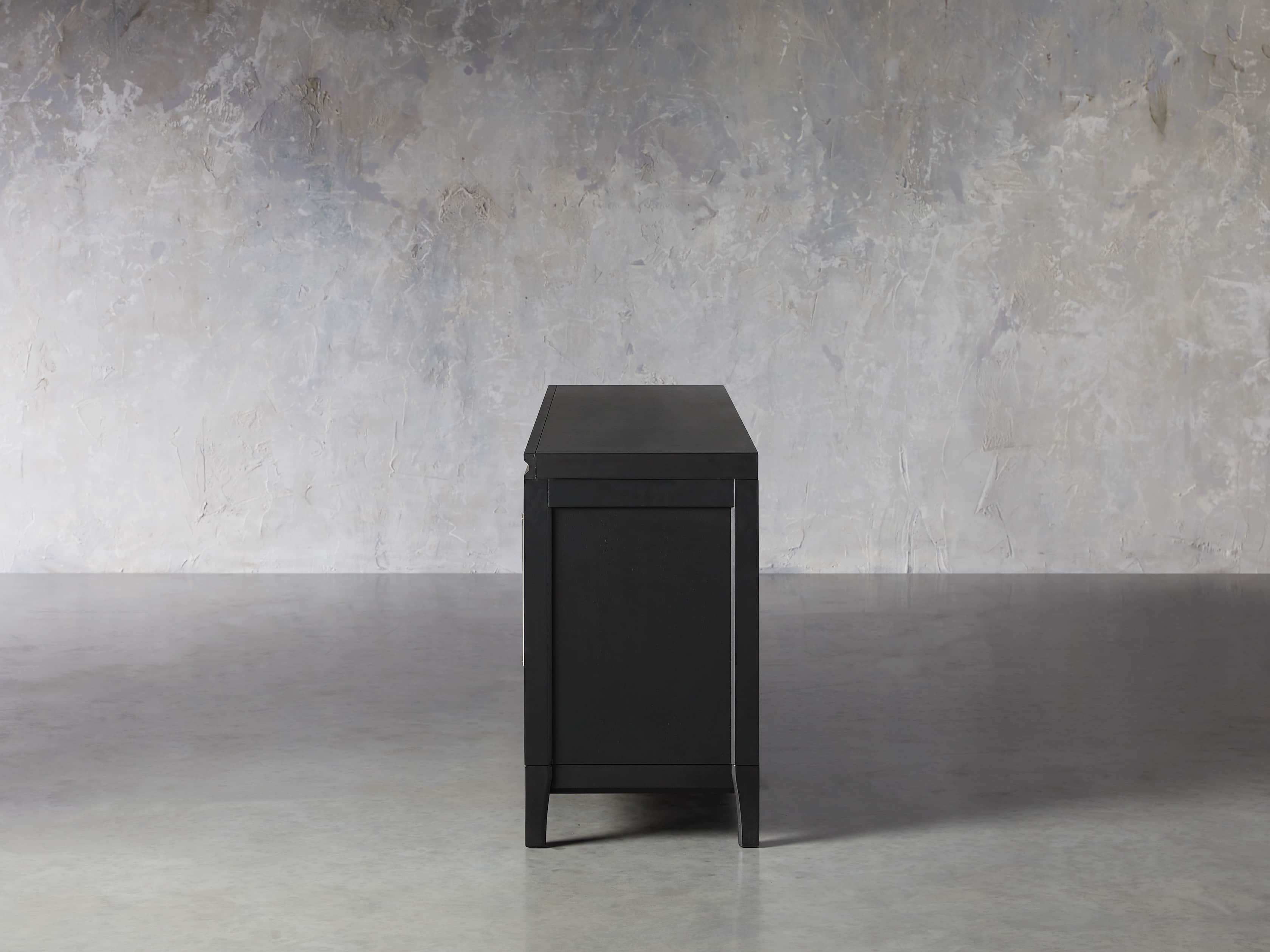 Rowan Media Console with Reeded Glass Doors