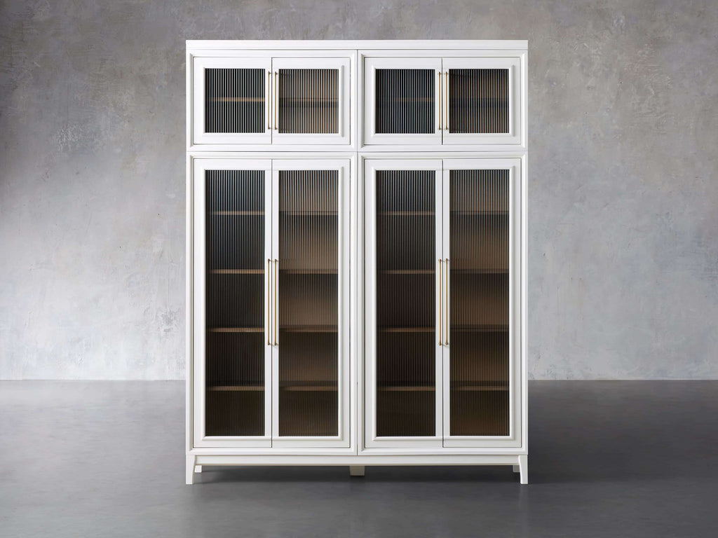 Rowan Modular Stacked Glass Cabinet