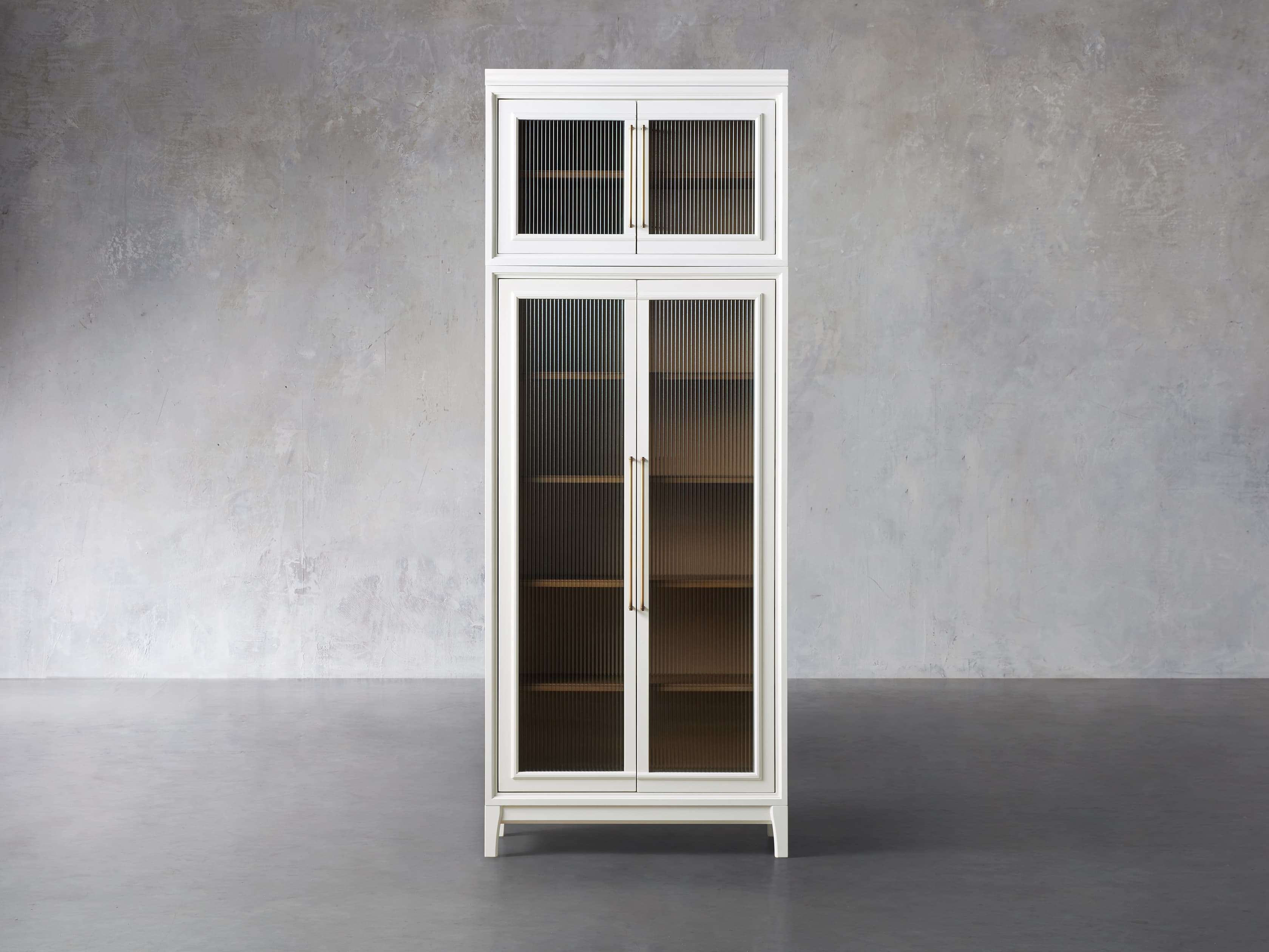 Rowan Modular Stacked Glass Cabinet