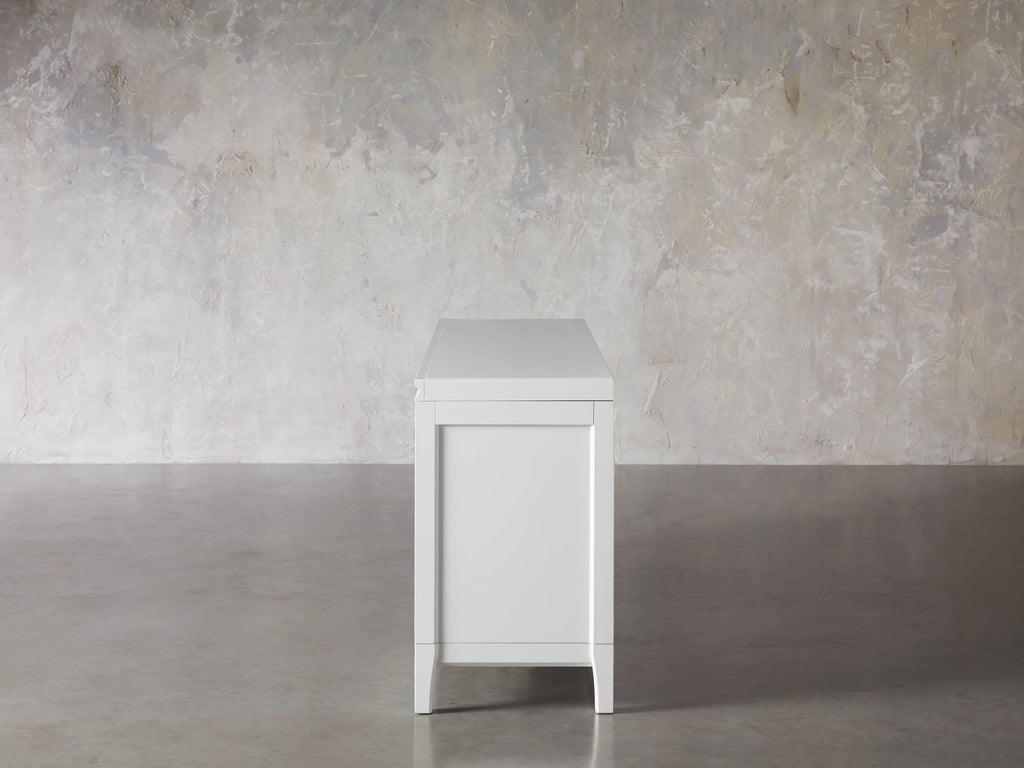 Rowan Media Console with Reeded Glass Doors