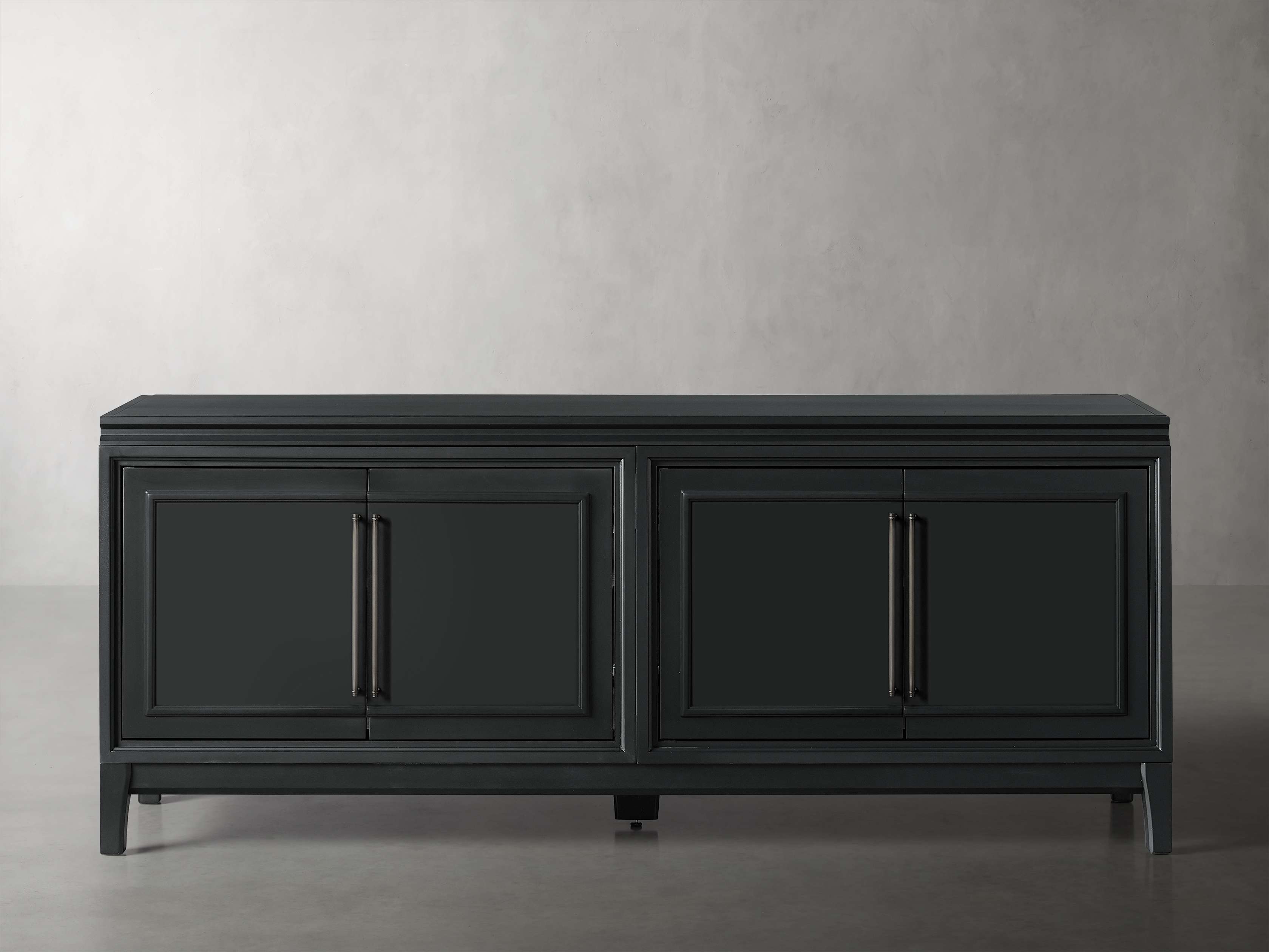 Rowan Media Console with Wood Doors