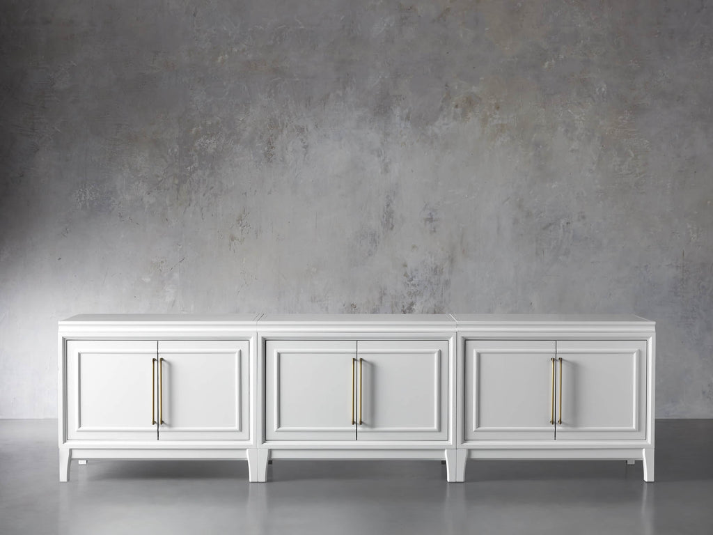 Rowan Modular Media Console with Wood Doors