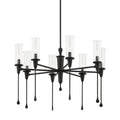 Chisel 8-Light Chandelier in Black Iron 31.75L x 31.75W x 20.25H