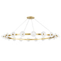 Austen 18-Light Chandelier in Aged Brass 58L x 58W x 4.75H